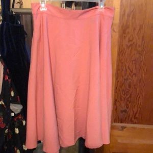 Pink A-line skirt